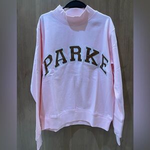 PARKE Women's Pink Logo Sweatshirt